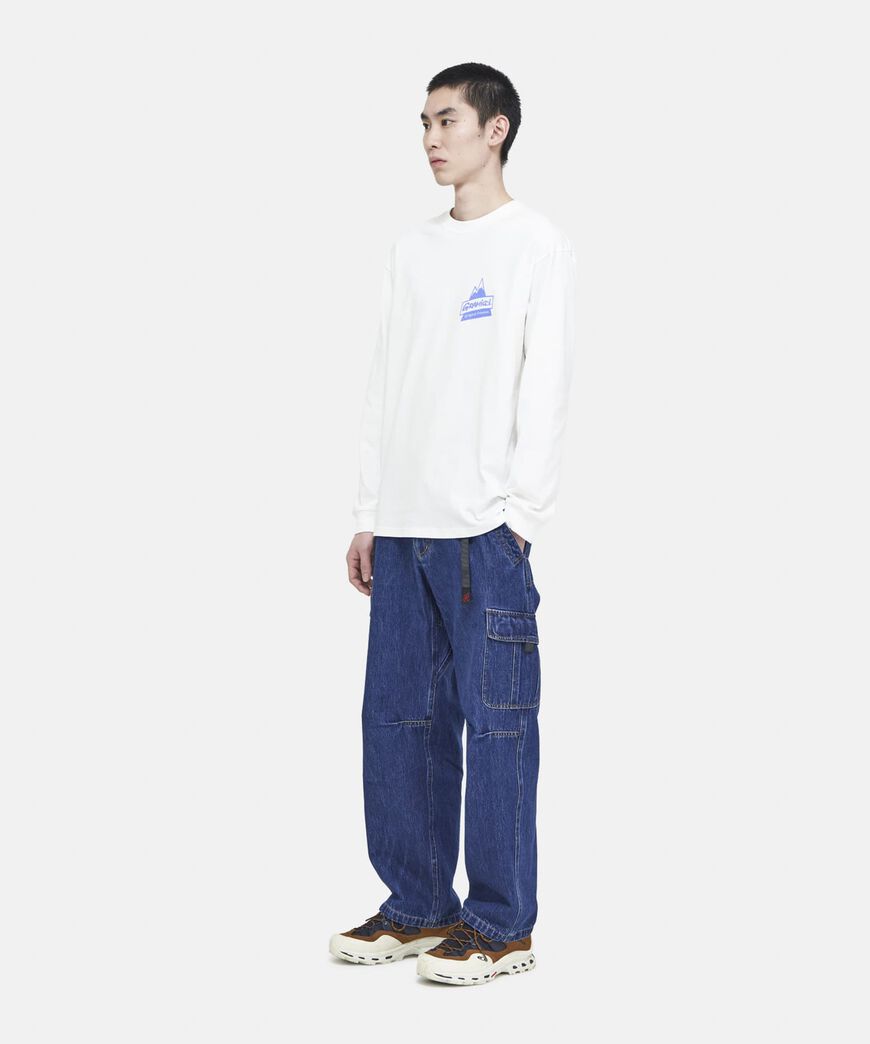 PEAK L/S TEE,WHITE, large image number 3