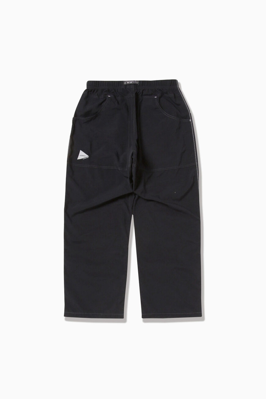 NYLON DOUBLE KNEE PANT,BLACK, large image number 1