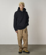 ONE POINT HOODED SWEATSHIRT,DARK NAVY, small image number 1
