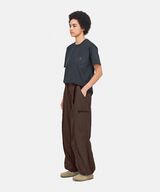 LOOSE BALLOON PANT,DEEP BROWN, small image number 3