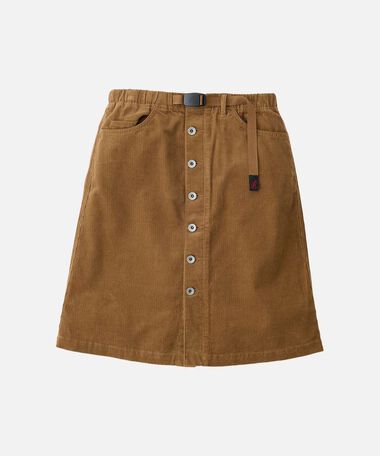 BUTTONED DOWN MIDI SKIRT,CAMEL, medium