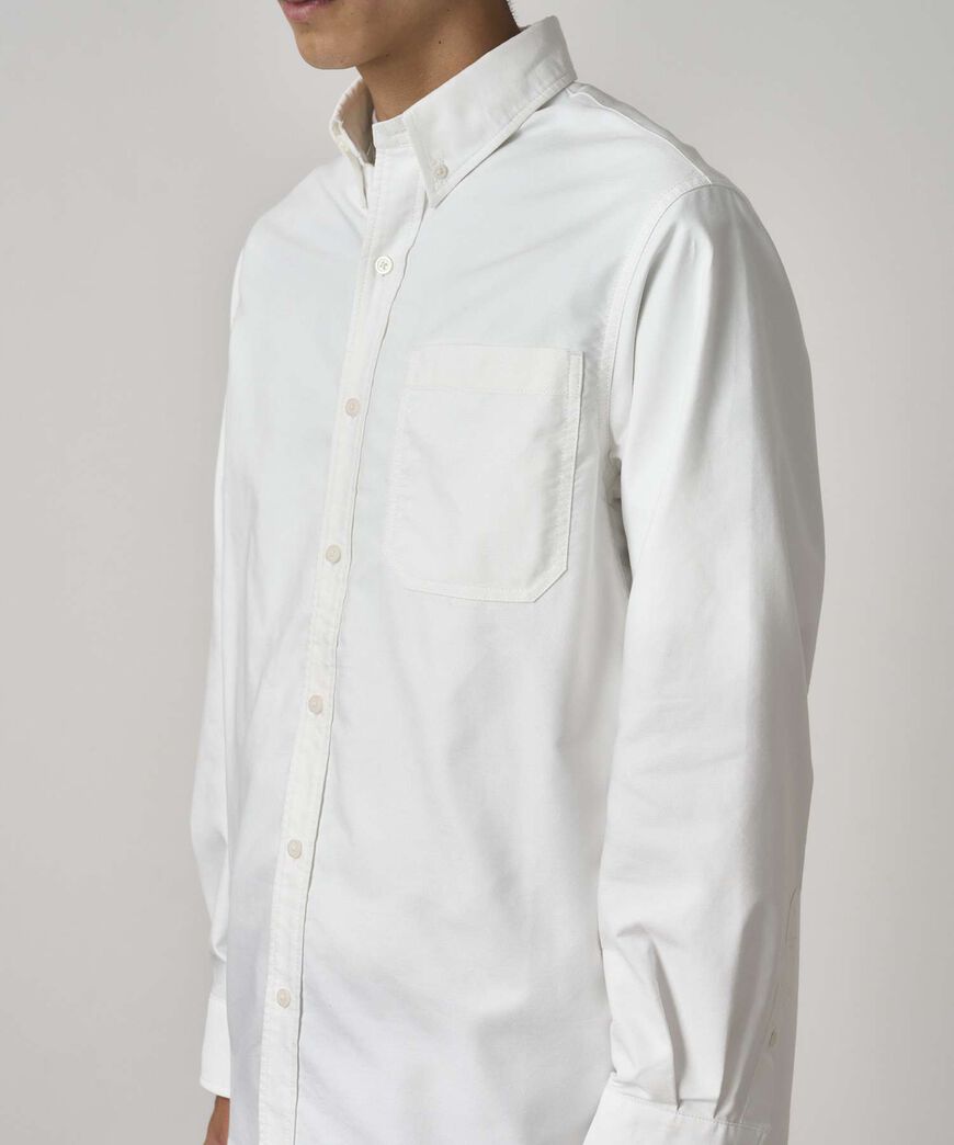 OXFORD BUTTON DOWN STANCE SHIRT,WHITE, large image number 2