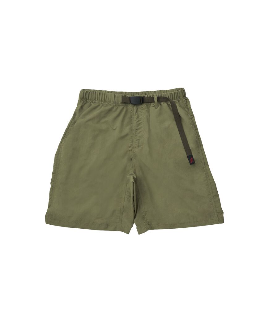 NYLON LOOSE SHORT,OLIVE, large image number 0