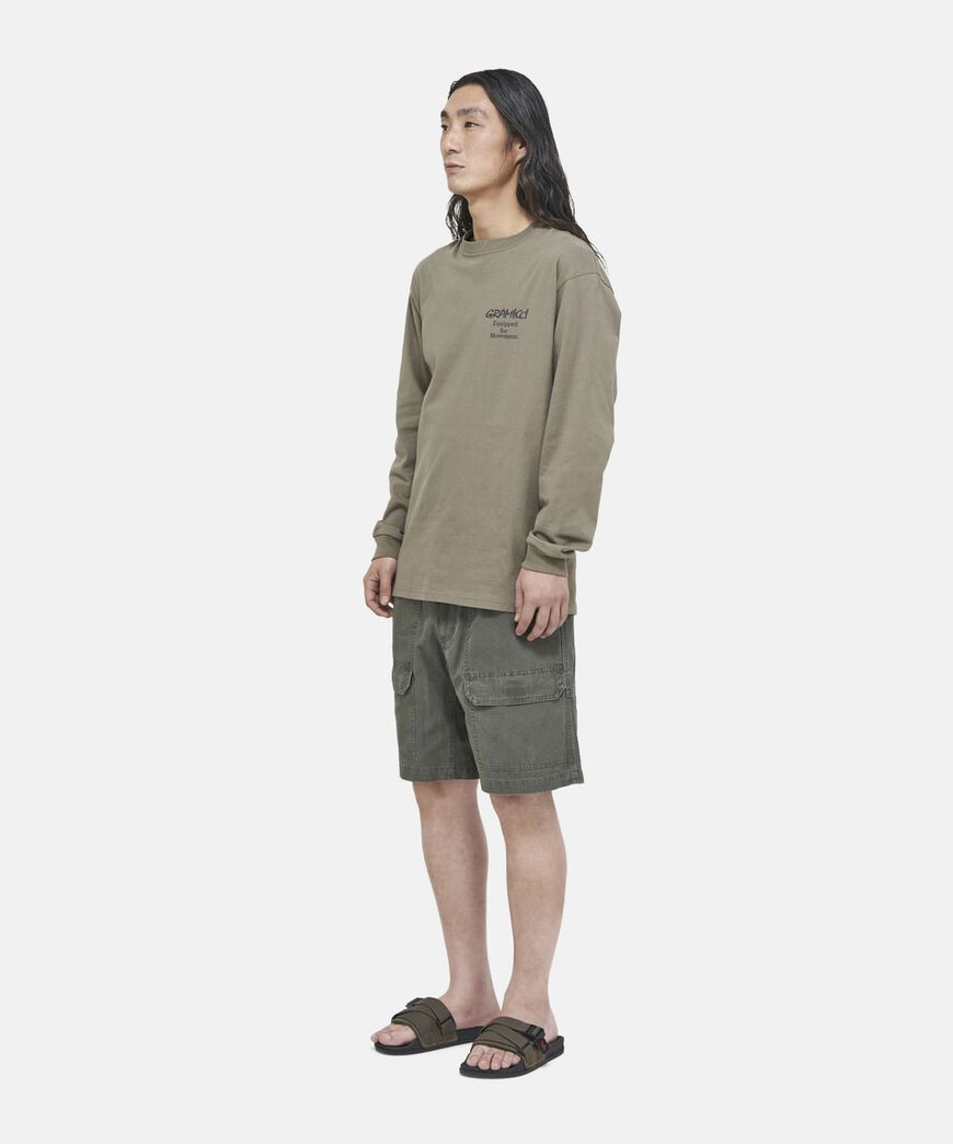CANVAS EQT SHORT,DUSTED SLATE, large image number 3