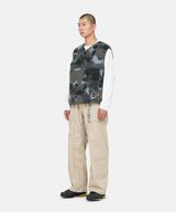 JQ TAPE FLEECE VEST,CAMO, small image number 5