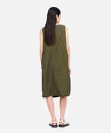 NYLON DRESS,DEEP OLIVE, small image number 4