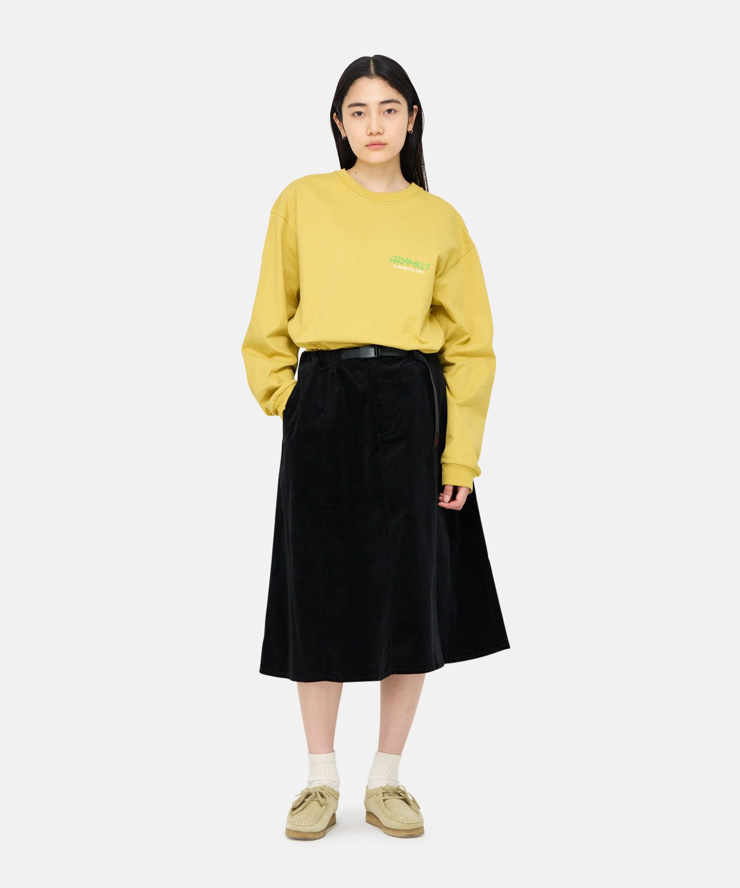 PANELED MIDI SKIRT | GRAMICCI Official Global Online Store