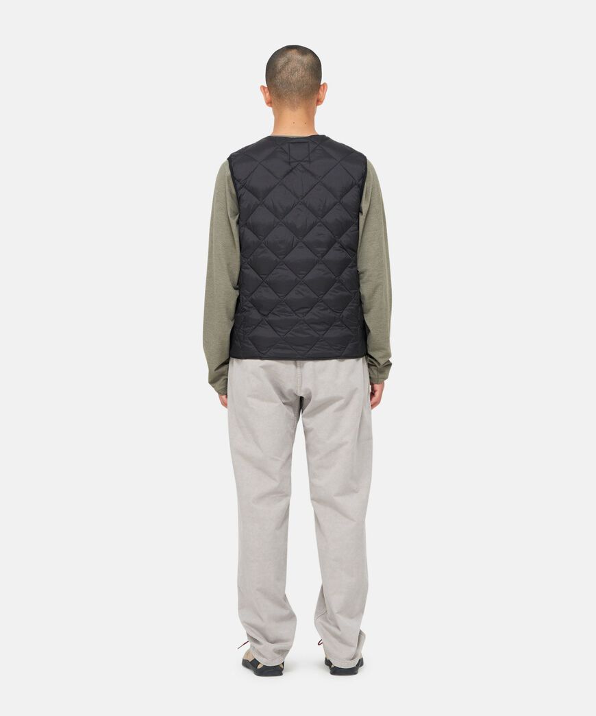 INNER DOWN VEST,STONE GREY, large image number 2
