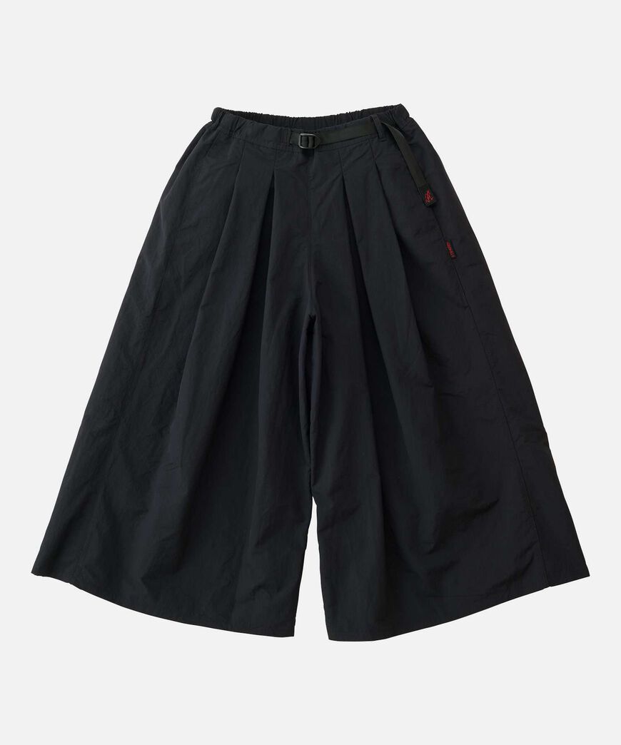 NYLON FLARE PANT,BLACK, large image number 0