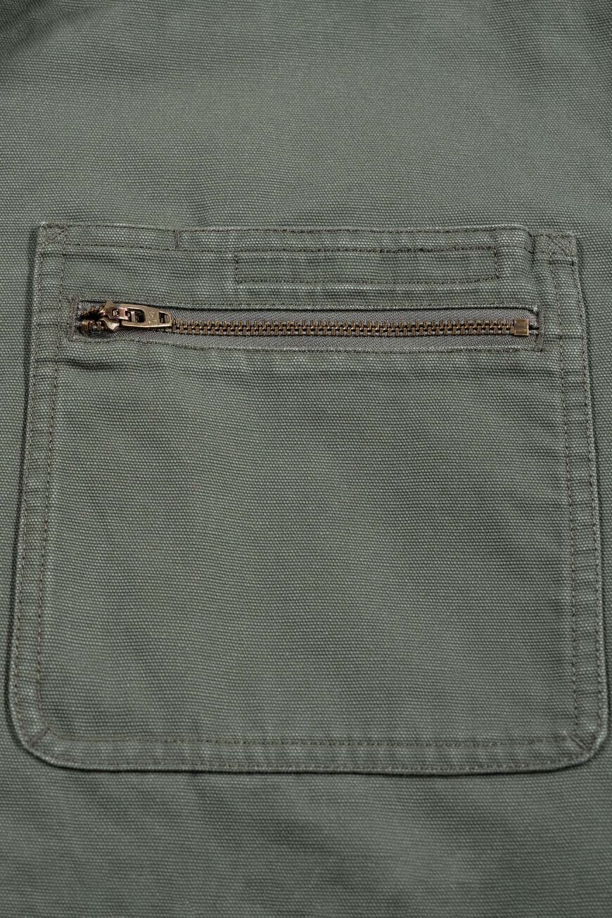 CANVAS WORK JACKET,OLIVE, large image number 3