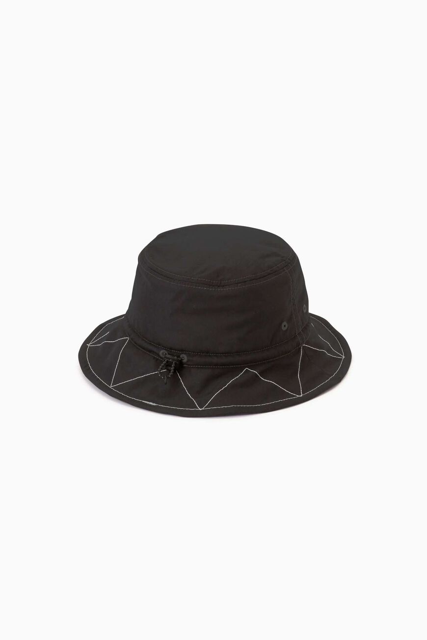 ZIGZAG STITCH HAT,BLACK, large image number 3