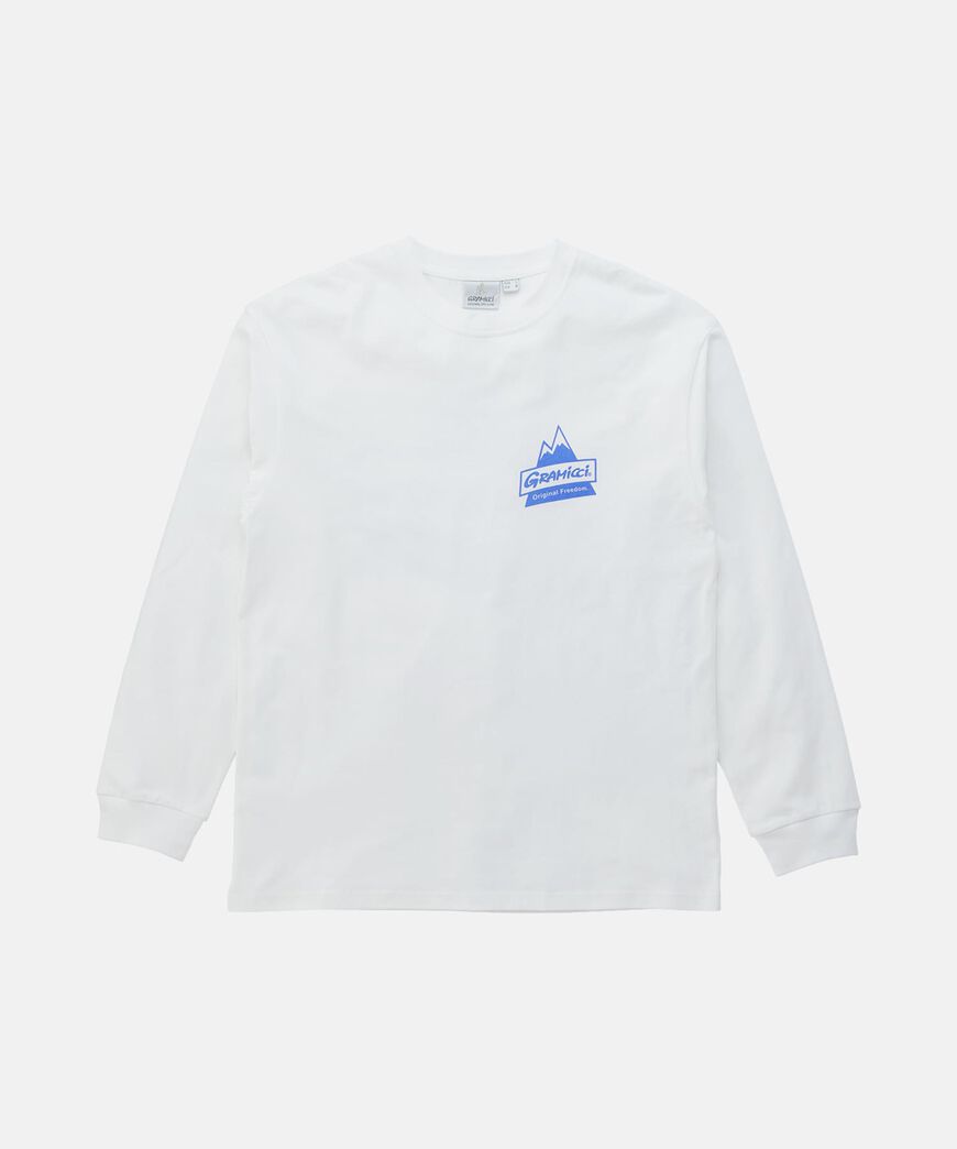 PEAK L/S TEE,WHITE, large image number 1