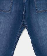 STRETCH DENIM LOOSE TAPERED RIDGE PANT,MEDIUM USED, small image number 8