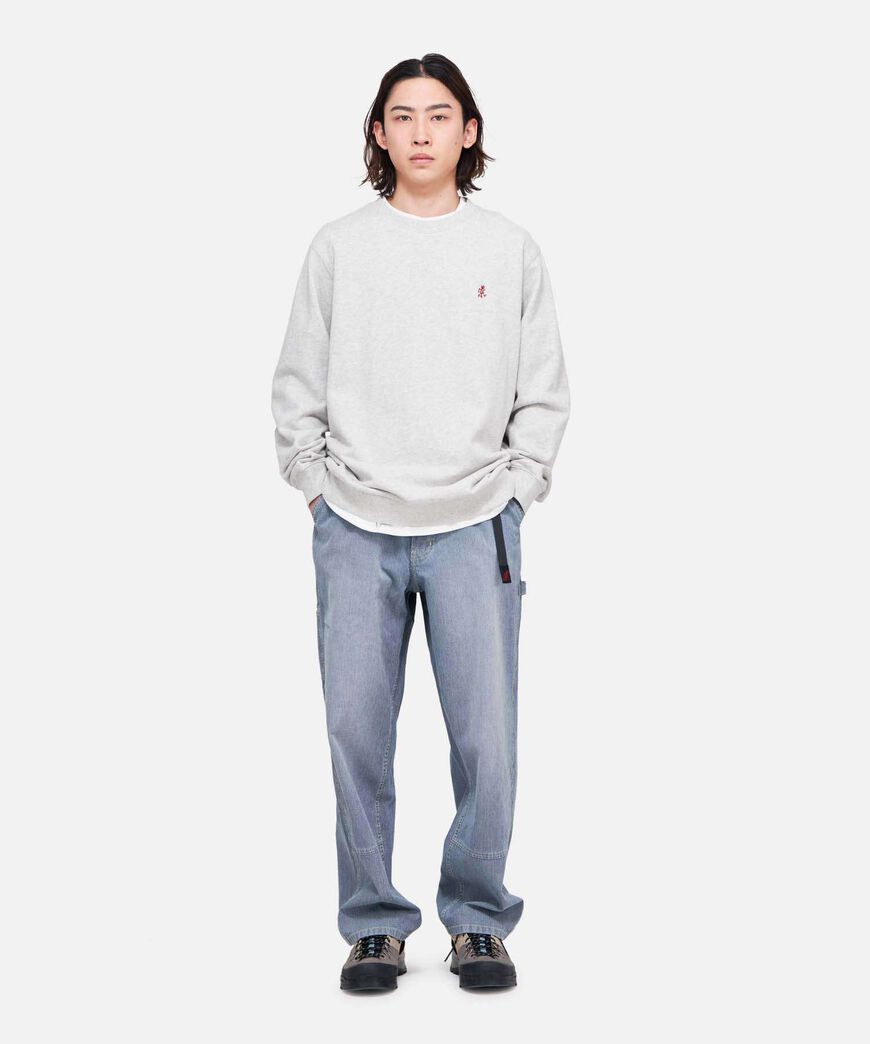 JAPANESE HICKORY DENIM WORK PANT,HICKORY, large image number 2