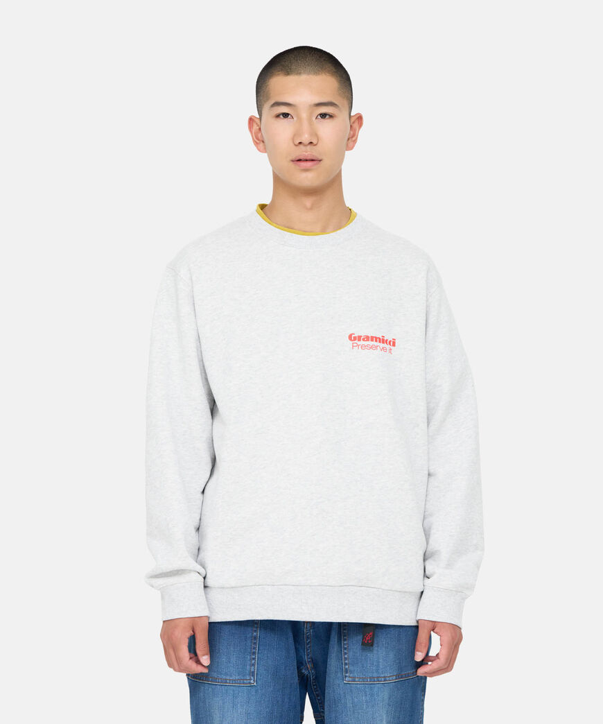 PRESERVE IT SWEATSHIRT,GREY HEATHER, large image number 5