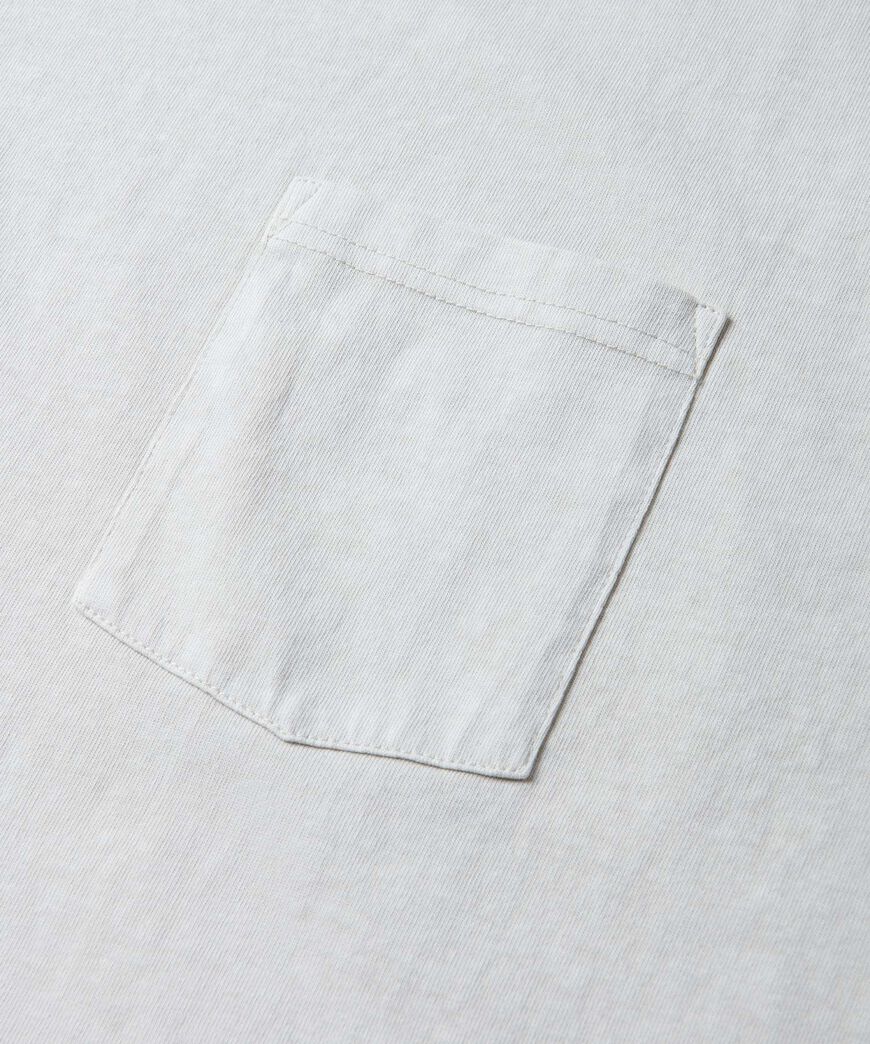 Healthknit S/S POCKET TEE,PIGMENT NATURAL, large image number 8
