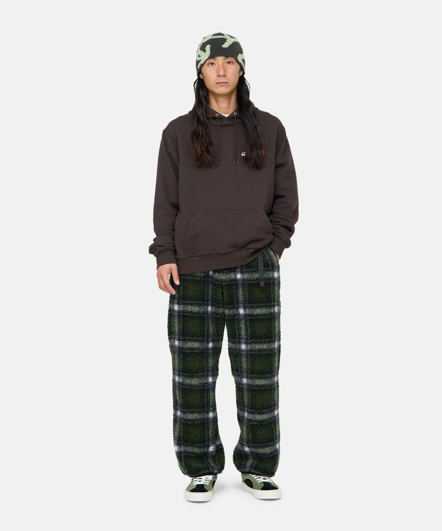 SHADOW PLAID SHERPA PANT,OLIVE SHADOW PLAID, large image number 2