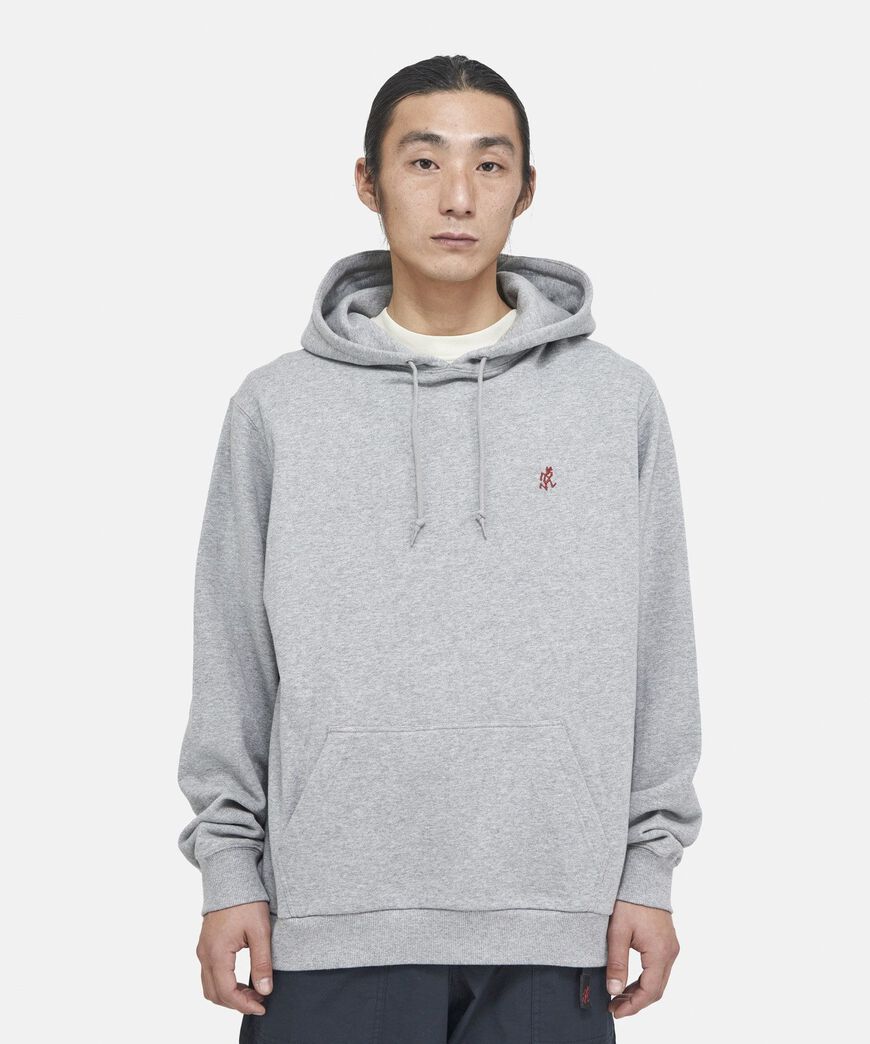 ONE POINT HOODED SWEATSHIRT,OATMEAL PIGMENT, large image number 4