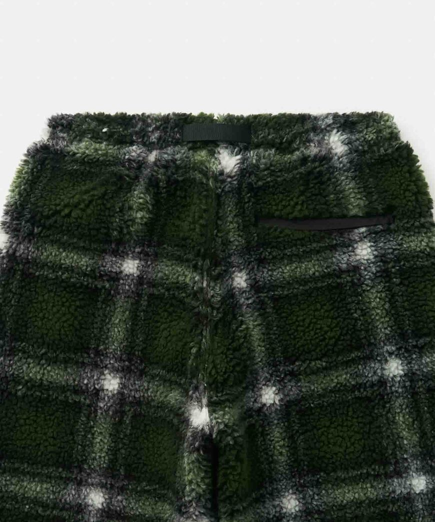 SHADOW PLAID SHERPA PANT,OLIVE SHADOW PLAID, large image number 9
