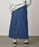 SUTTER DENIM SKIRT,LIGHT WASH, small image number 6