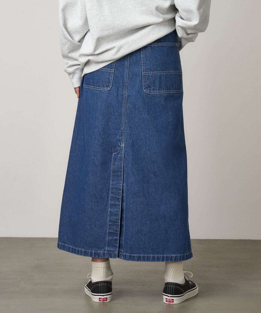 SUTTER DENIM SKIRT,LIGHT WASH, large image number 6