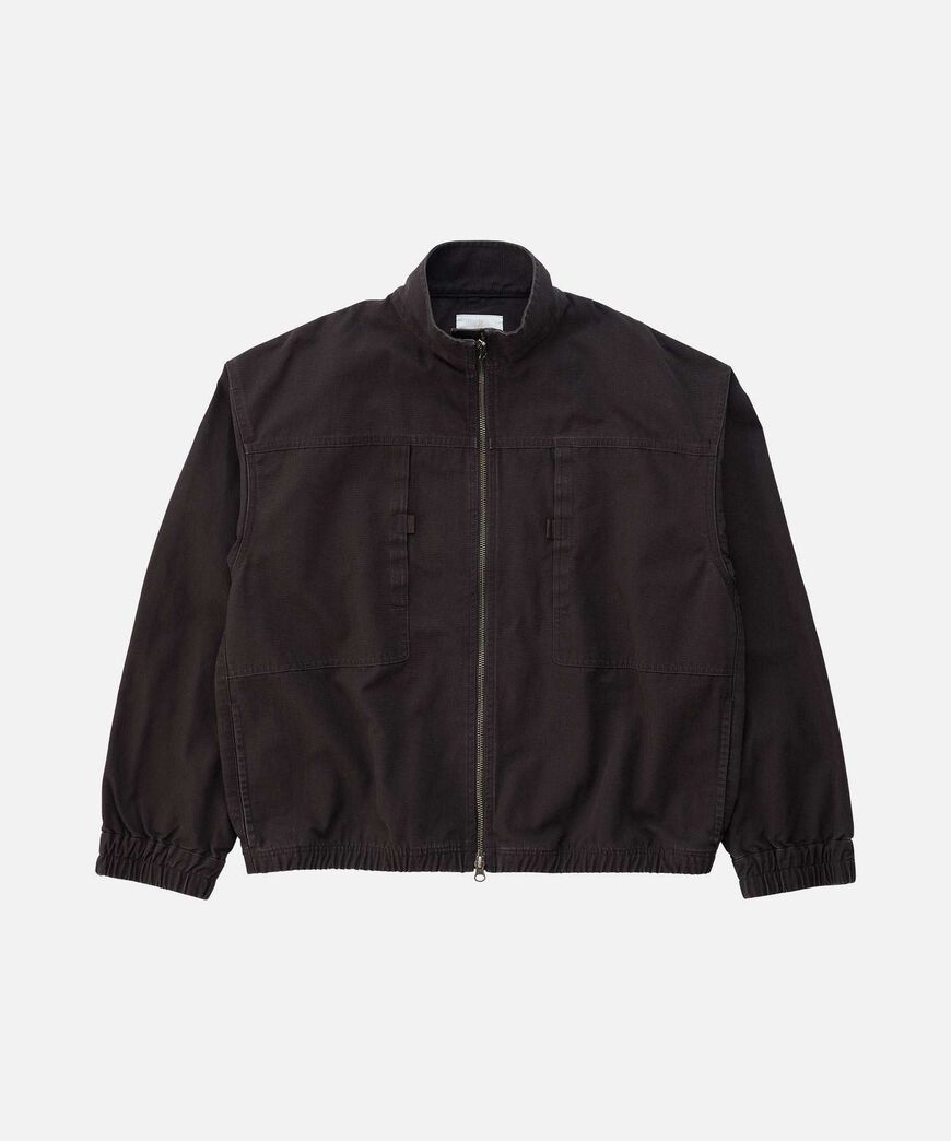 CANVAS PHOENIX JACKET,DEEP BROWN, large image number 0