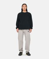 FLEECE RAGLAN CREW,BLACK, small image number 2