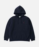 ONE POINT HOODED SWEATSHIRT,DARK NAVY, small image number 0