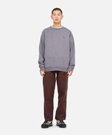 ONE POINT CREW SWEATSHIRT,CHARCOAL PIGMENT, small image number 1