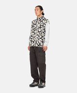 REVERSIBLE FLEECE VEST,BLACK, small image number 7