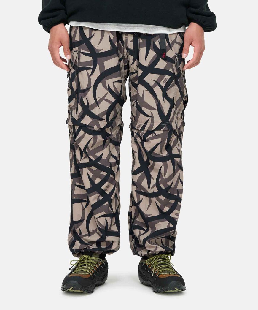 CONVERTIBLE MICRO RIPSTOP PANT,DEEP BROWN, large image number 6