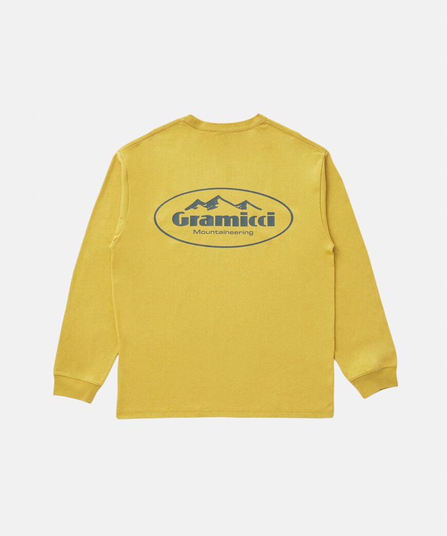 MOUNTAINEERING L/S TEE,DEEP YELLOW, large image number 1