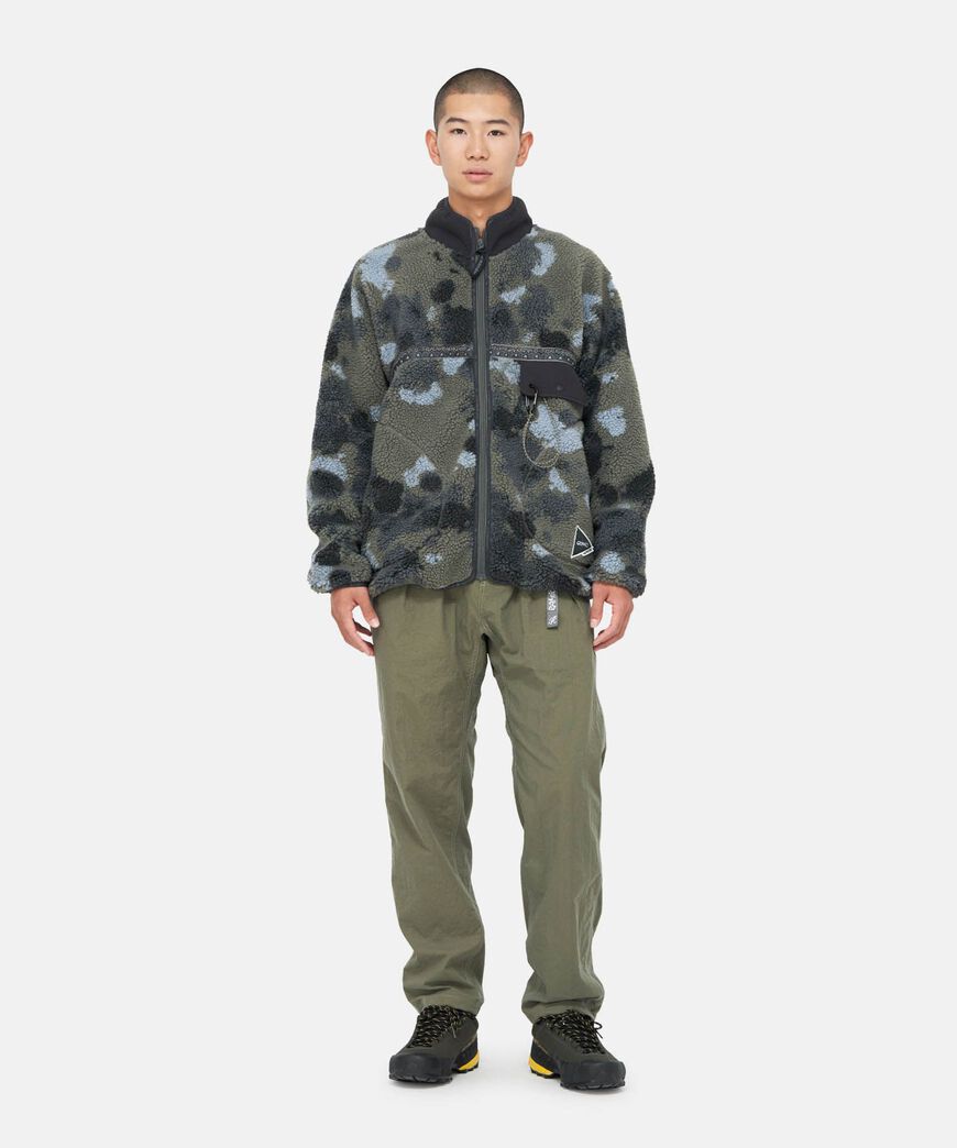 JQ TAPE FLEECE JACKET,CAMO, large image number 3
