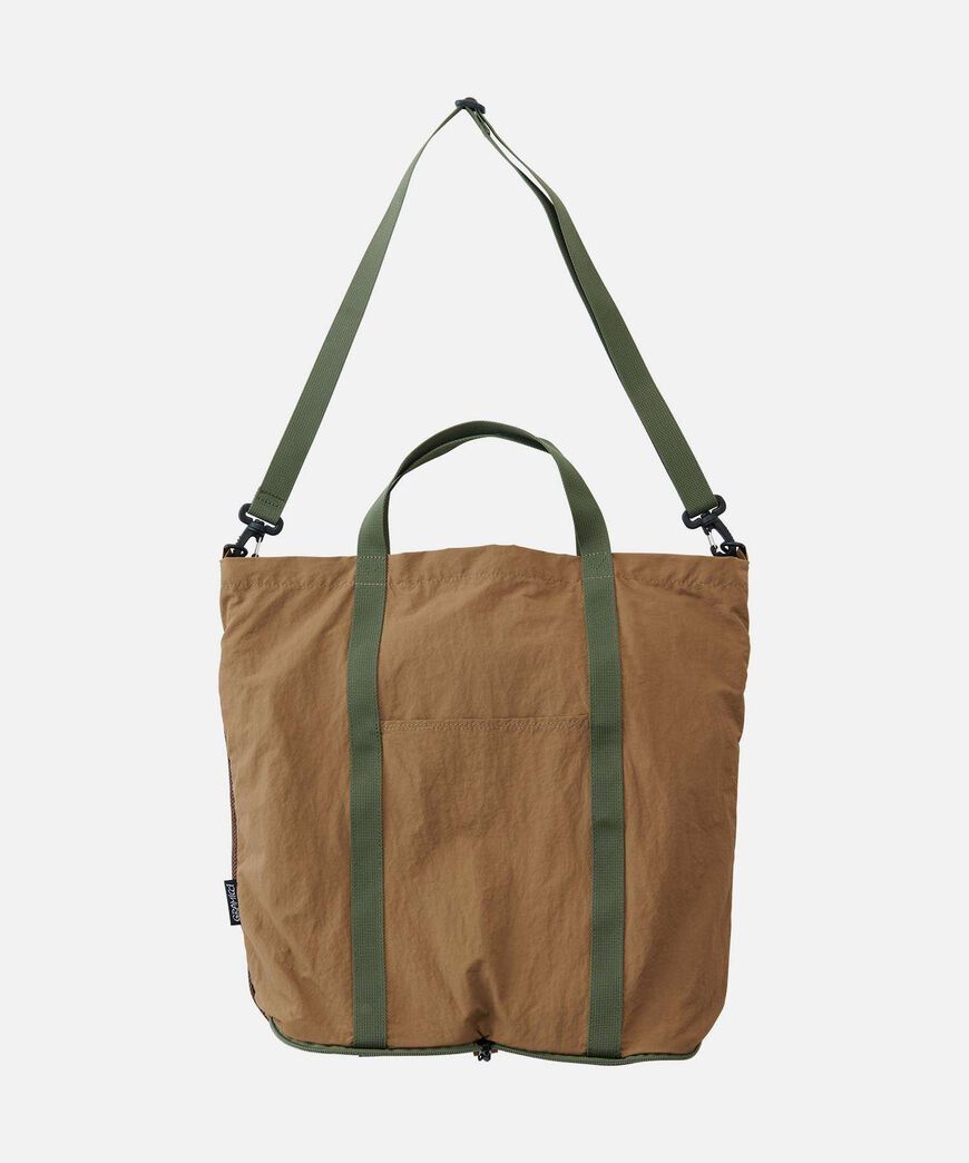 NYLON PACKABLE EXPLORER TOTE,COYOTE, large image number 0