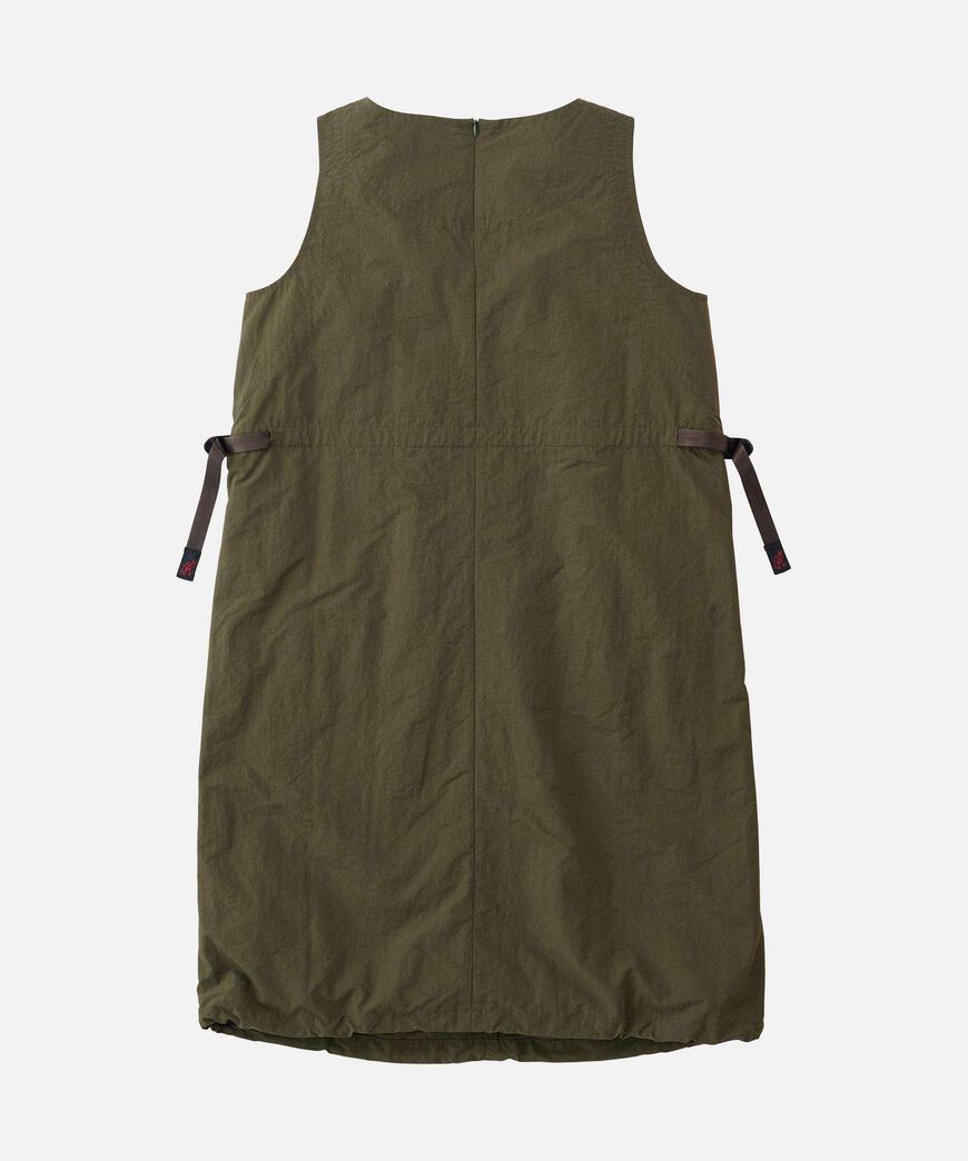 NYLON DRESS,DEEP OLIVE, large image number 1