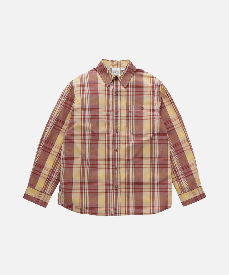BROADCLOTH STANCE SHIRT,MUSTARD, large image number 0