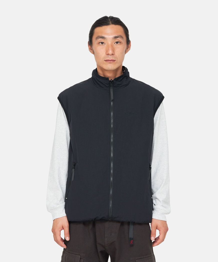 REVERSIBLE FLEECE VEST,BLACK, large image number 12