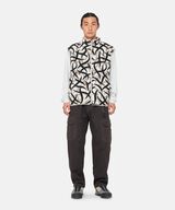 REVERSIBLE FLEECE VEST,BLACK, small image number 5