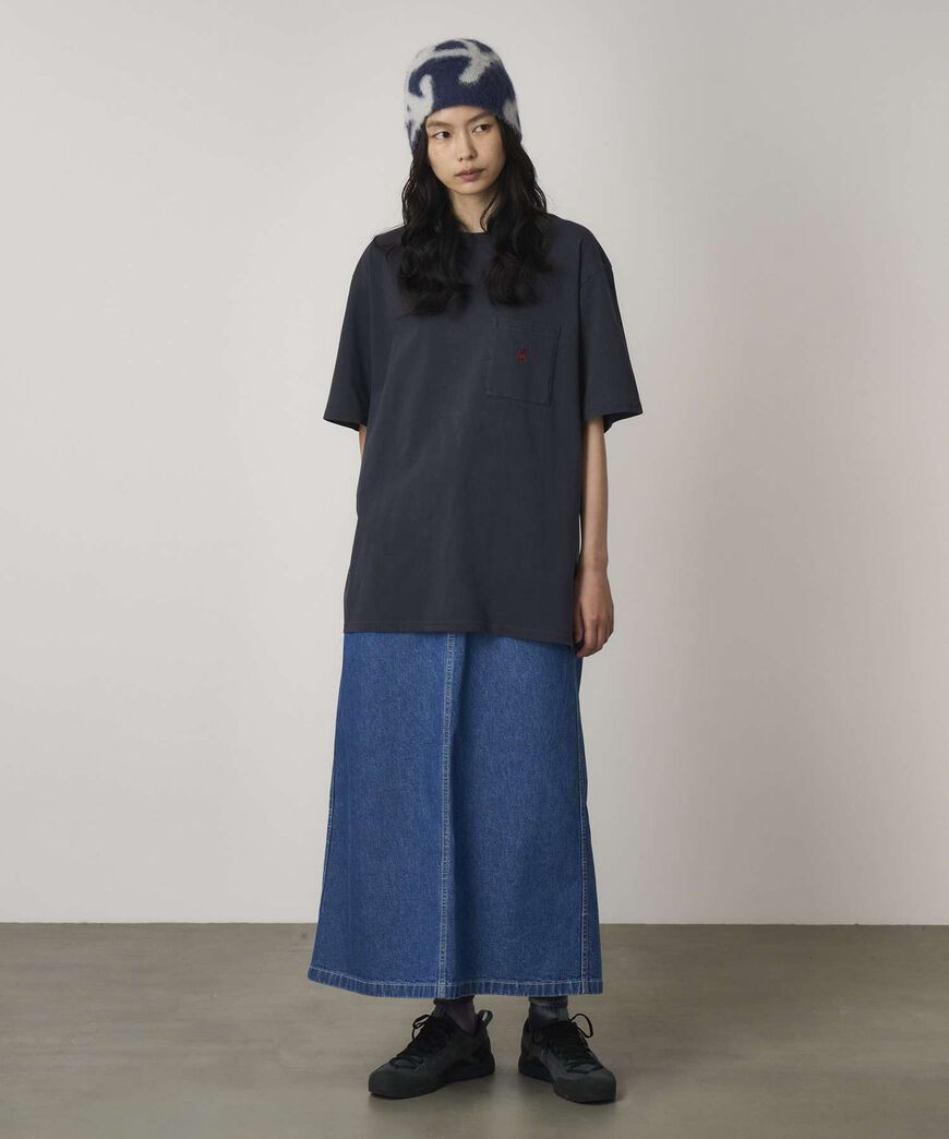 ONE POINT TEE PIGMENT DYED,NAVY PIGMENT, large image number 1