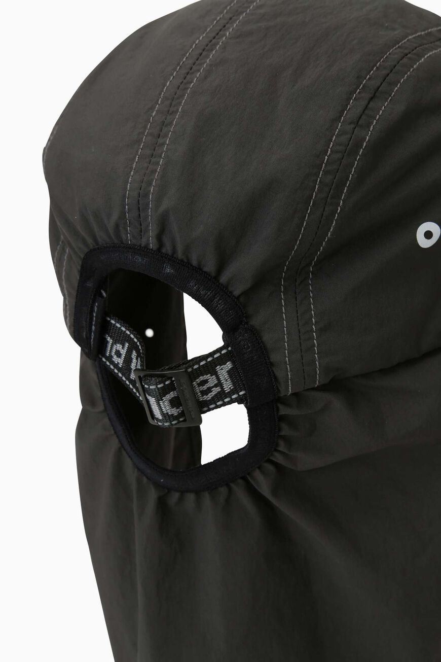 BRUSHED NYLON SUNSHADE CAP,CHARCOAL, large image number 6