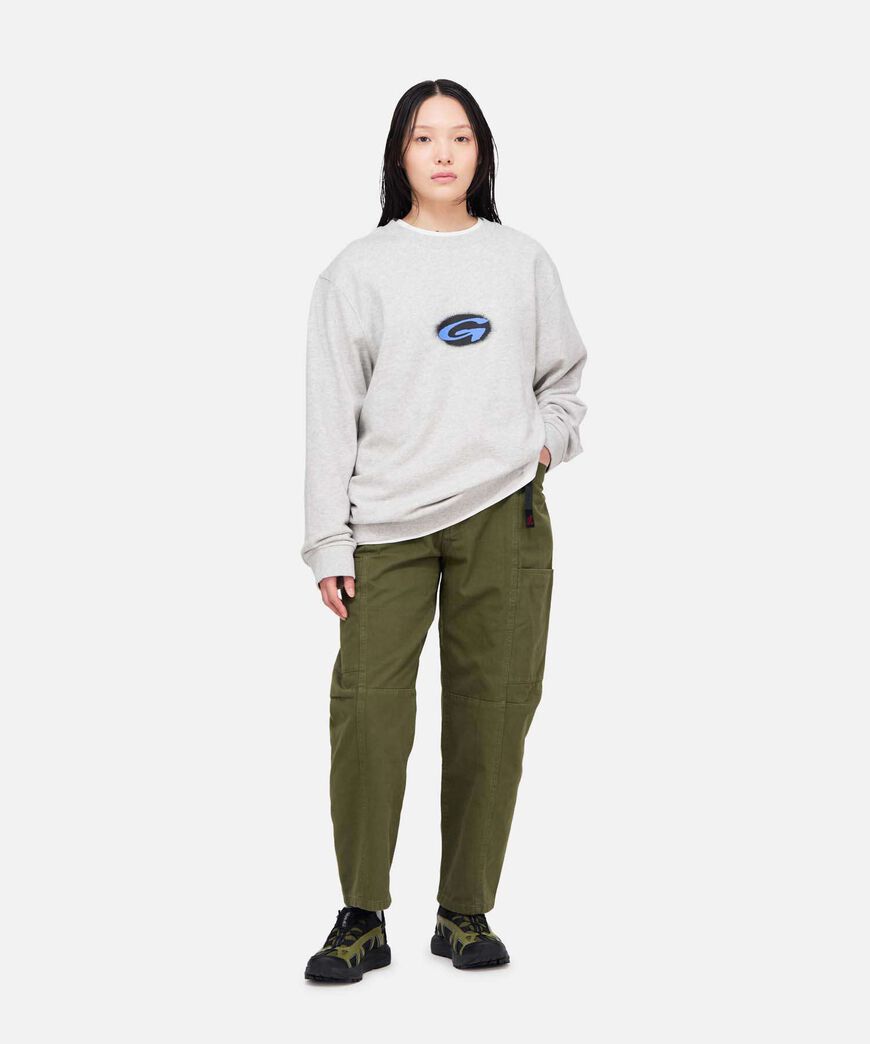 G-BLUR SWEATSHIRT,BLUE, large image number 1