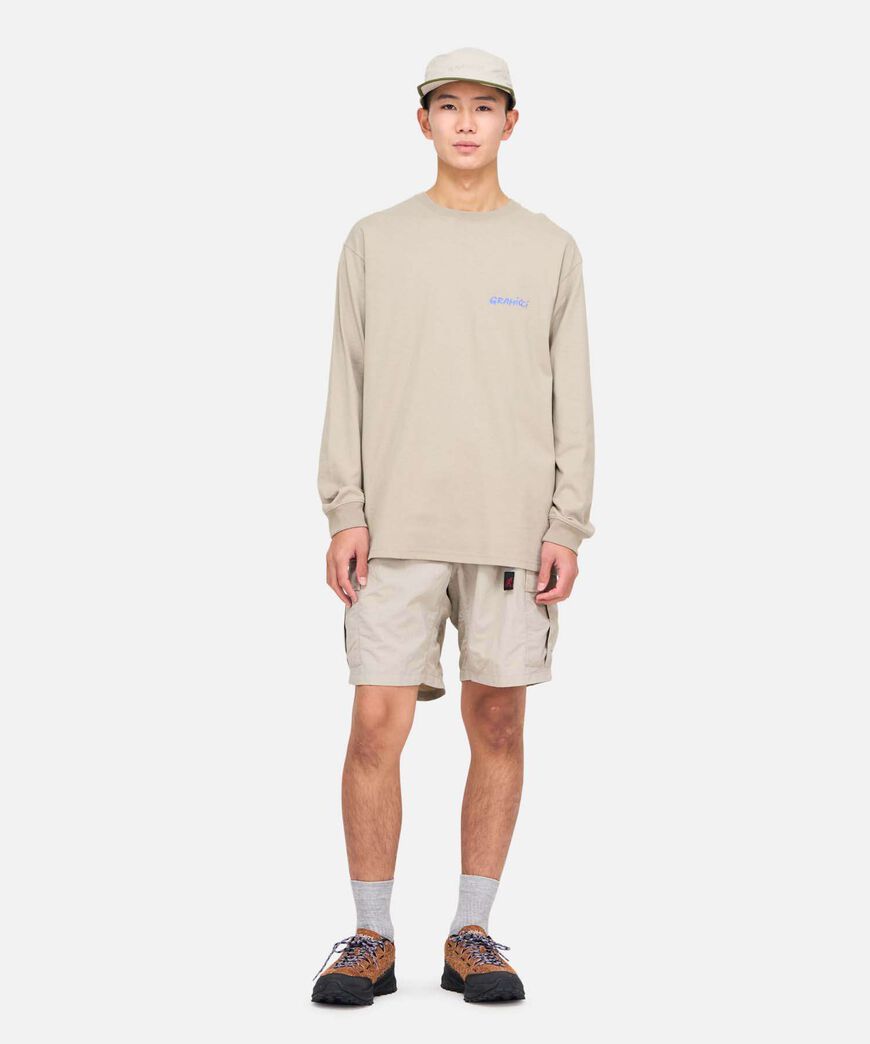 NYLON EXPLORER CARGO SHORT,GREY, large image number 1