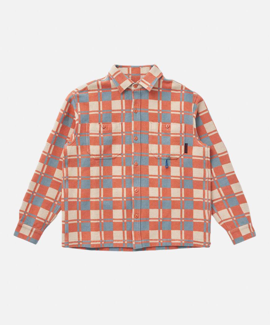 Ralston flannel shirt,RED PLAID, large image number 0