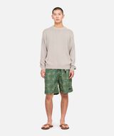 NYLON PACKABLE G-SHORT,BATIK GREEN, small image number 1