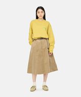 PANELED MIDI SKIRT,LAUREL, small image number 2