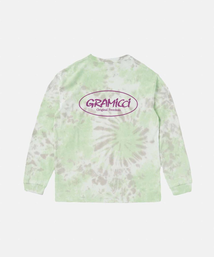 GRAMICCI OVAL L/S TEE,GREEN TIE DYE, large image number 1