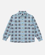Ralston flannel shirt,BLUE PLAID, small image number 0