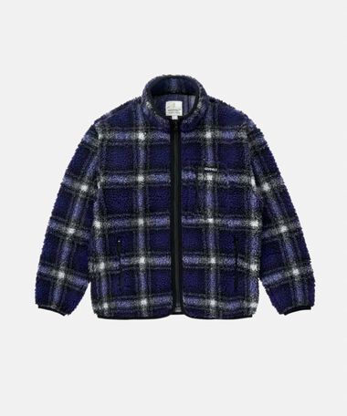 SHADOW PLAID SHERPA JACKET,, medium