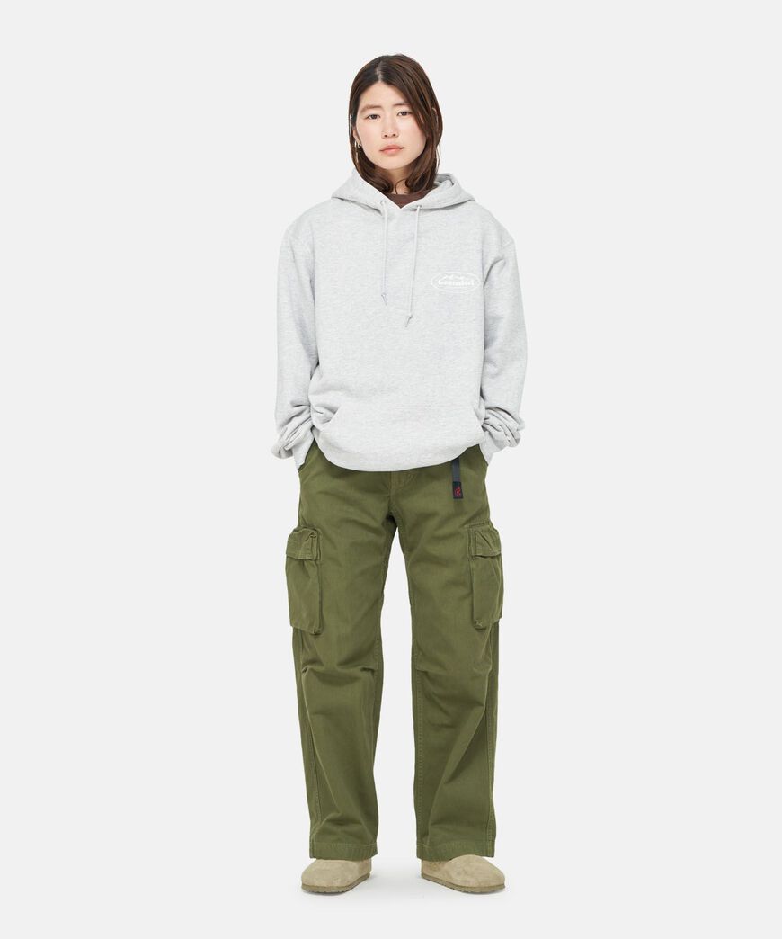 MOUNTAINEERING HOODED SWEATSHIRT,GREY HEATHER, large image number 3
