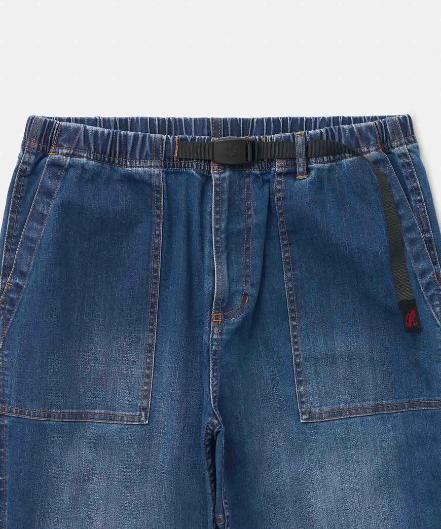 STRETCH DENIM LOOSE TAPERED RIDGE PANT,MEDIUM USED, large image number 9